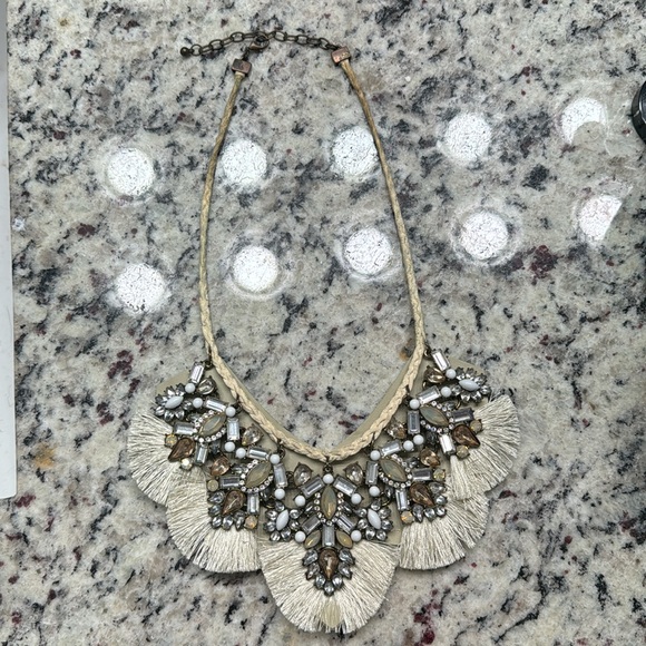 Anthro Statemenr Necklace - Picture 2 of 2